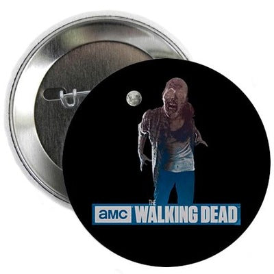 Walking Dead Full Moon Zombie Button