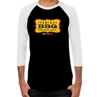 Load image into Gallery viewer, Terminus BBQ Men&#39;s Baseball T-Shirt
