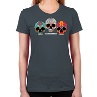 Load image into Gallery viewer, Three Skulls Women's T-Shirt
