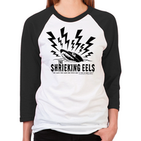 Load image into Gallery viewer, Shrieking Eels Unisex Baseball T-Shirt
