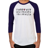 Load image into Gallery viewer, Twoo Wuv Men's Baseball T-Shirt
