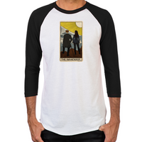 Load image into Gallery viewer, Lost Girl Wanderer Tarot Men's Baseball T-Shirt
