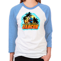 Load image into Gallery viewer, True Romance Cancun Women's Baseball T-Shirt
