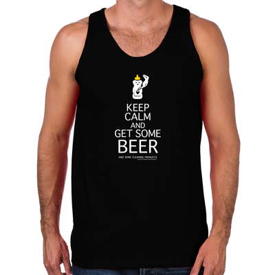 Keep Calm and  Get Some Beer Men's Tank
