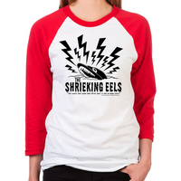 Load image into Gallery viewer, Shrieking Eels Unisex Baseball T-Shirt
