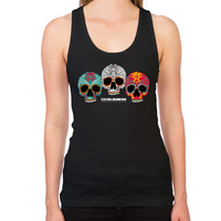 Load image into Gallery viewer, Three Skulls Women&#39;s Racerback Tank
