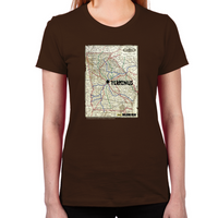 Load image into Gallery viewer, Terminus Map Women&#39;s T-Shirt
