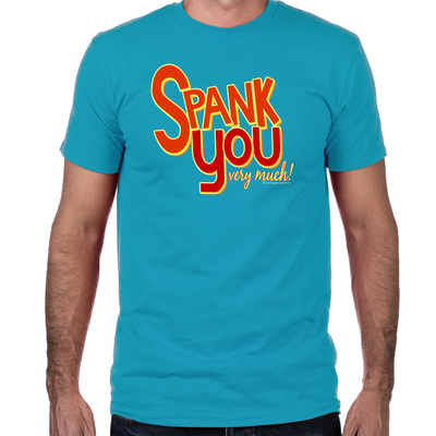 Ace Ventura Spank You Fitted T-Shirt