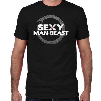 Sexy Man Beast Fitted T-Shirt
