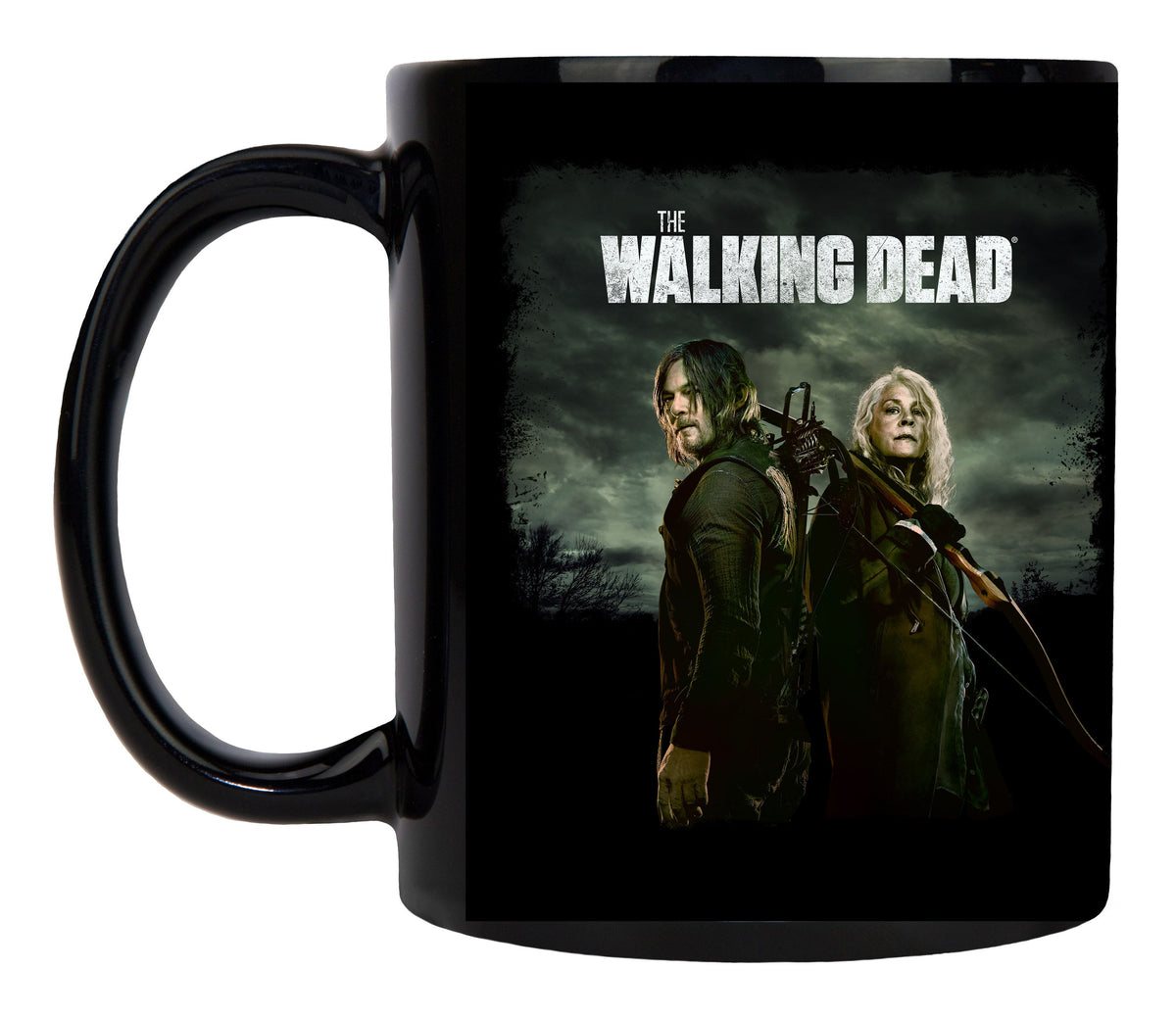 Daryl and Carol Season 11 Black Mug