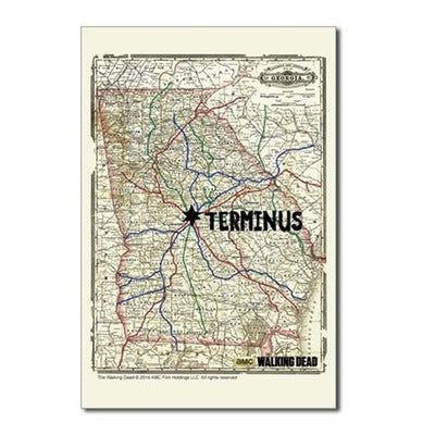 Terminus Map Postcards (Package of 10)