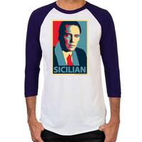 Load image into Gallery viewer, Sicilian Men&#39;s Baseball T-Shirt
