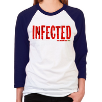 Load image into Gallery viewer, FTWD Infected Women's Baseball T-Shirt

