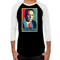Load image into Gallery viewer, Sicilian Men&#39;s Baseball T-Shirt
