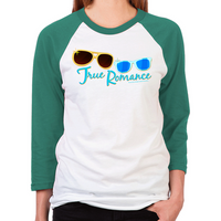 Load image into Gallery viewer, Retro Sunglasses Women's Baseball T-Shirt
