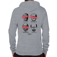 Load image into Gallery viewer, Morons! Zip Hoodie (Back Print Only)
