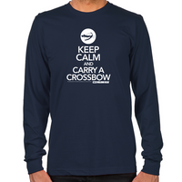 Load image into Gallery viewer, Keep Calm and Carry a Crossbow Long Sleeve T-Shirt
