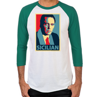 Load image into Gallery viewer, Sicilian Men&#39;s Baseball T-Shirt
