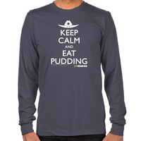 Load image into Gallery viewer, Keep Calm Eat Pudding Long Sleeve T-Shirt
