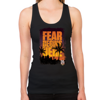 Load image into Gallery viewer, FTWD Fear Begins Here Women's Racerback Tank
