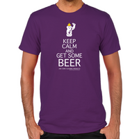 Load image into Gallery viewer, Keep Calm and Get Some Beer Fitted T-Shirt
