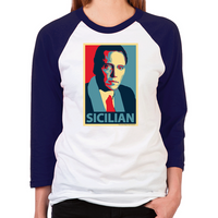 Load image into Gallery viewer, Sicilian Women's Baseball T-Shirt
