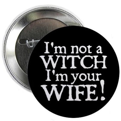 Witch Wife Button