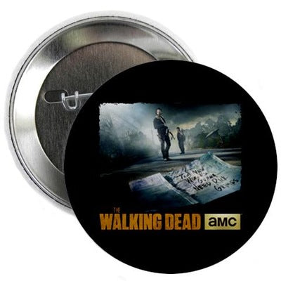 Walking Dead New World Needs Rick Grimes 2.25" Button