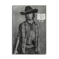 Load image into Gallery viewer, Carl Grimes Silver Portrait Magnet
