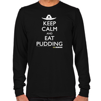 Load image into Gallery viewer, Keep Calm Eat Pudding Long Sleeve T-Shirt
