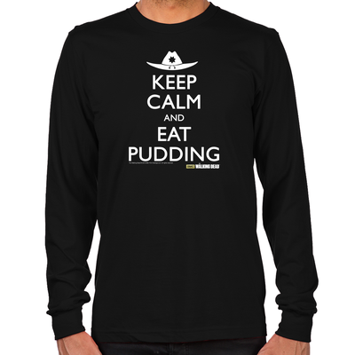 Keep Calm Eat Pudding Long Sleeve T-Shirt