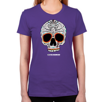 Load image into Gallery viewer, Day of the Dead Skull Women's T-Shirt
