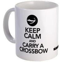 Load image into Gallery viewer, Keep Calm and Carry a Crossbow Mug
