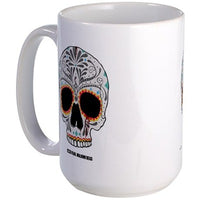 Load image into Gallery viewer, Day of The Dead Skull Large Mug

