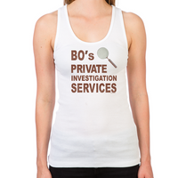 Load image into Gallery viewer, Bo's Private Investigation Services Women's Racerback Tank
