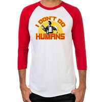 Load image into Gallery viewer, Ace Ventura I Don't Do Humans Men's Baseball T-Shirt
