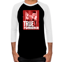 Load image into Gallery viewer, True Romance DVD Art Men's Baseball T-Shirt
