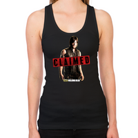 Load image into Gallery viewer, Daryl Dixon Claimed Women&#39;s Racerback Tank
