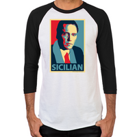 Load image into Gallery viewer, Sicilian Men&#39;s Baseball T-Shirt
