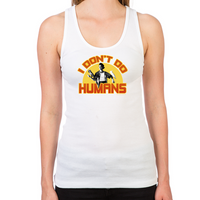 Load image into Gallery viewer, Ace Ventura I Don't Do Humans Women's Racerback Tank
