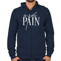 Load image into Gallery viewer, To The Pain Zip Hoodie
