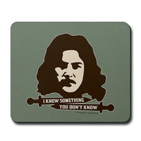 Load image into Gallery viewer, Princess Bride Inigo Montoya Knows Something Mousepad

