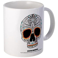 Load image into Gallery viewer, Day of The Dead Skull Mug
