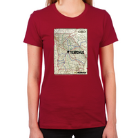 Load image into Gallery viewer, Terminus Map Women&#39;s T-Shirt
