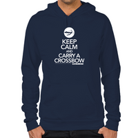 Load image into Gallery viewer, Keep Calm and Carry a Crossbow Hoodie
