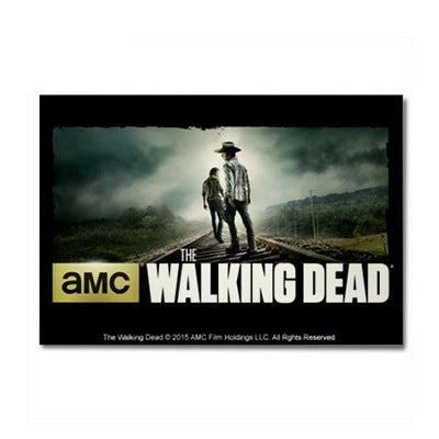 Walking Dead Carl and Rick Grimes Don't Look Back Magnet