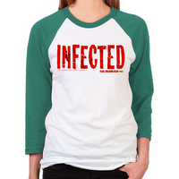 Load image into Gallery viewer, FTWD Infected Women's Baseball T-Shirt
