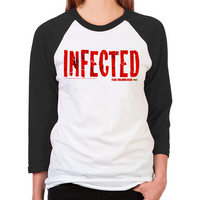 Load image into Gallery viewer, FTWD Infected Women's Baseball T-Shirt
