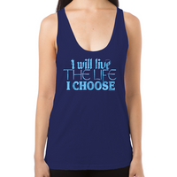 Load image into Gallery viewer, Lost Girl Live the Life I Choose Racerback Tank
