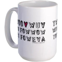 Load image into Gallery viewer, Twoo Wuv Fowever Large Mug
